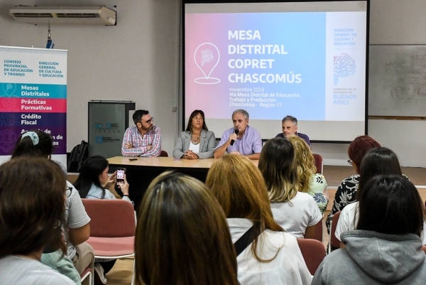  En el INTECH se realizó la 4º Mesa Distrital del Consejo Provincial de Educación y Trabajo
