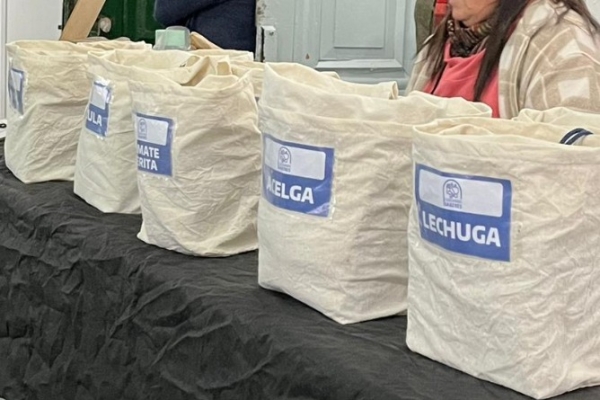 318 grupos familiares recibieron semillas del programa municipal “Cosechando saberes”