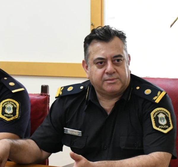 El nuevo jefe distrital trazó un panorama de la situación en materia de seguridad