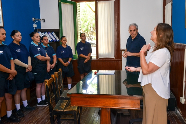 El intendente Javier Gastón visitó a los agentes que participan del Operativo de Sol a Sol en Chascomús