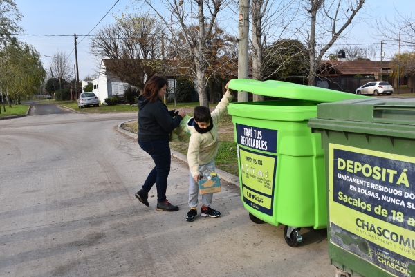 Cuidar Chascomús es tarea de todos: cómo usar correctamente los contenedores